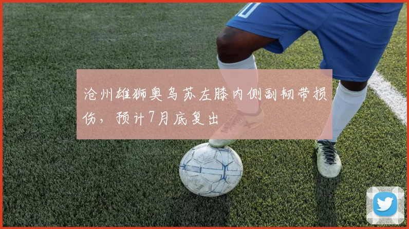 沧州雄狮奥乌苏左膝内侧副韧带损伤，预计7月底复出